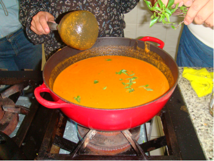 sopa de tomate